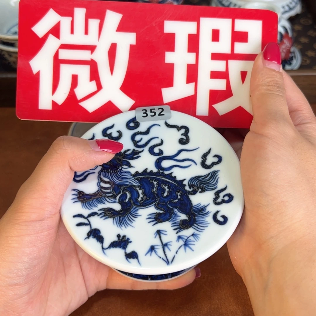 摆件景德镇瓷器手工手绘