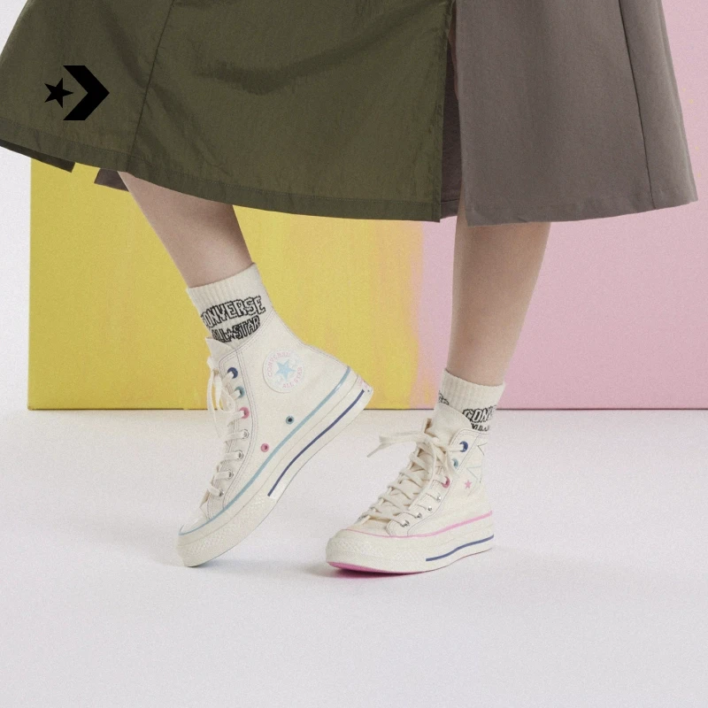 匡威1970S男女高帮运动休闲板鞋小白鞋CONVERSE A15744C