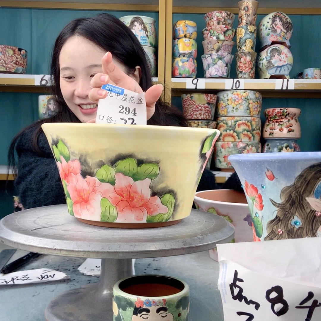 罐景德镇手工瑕疵294