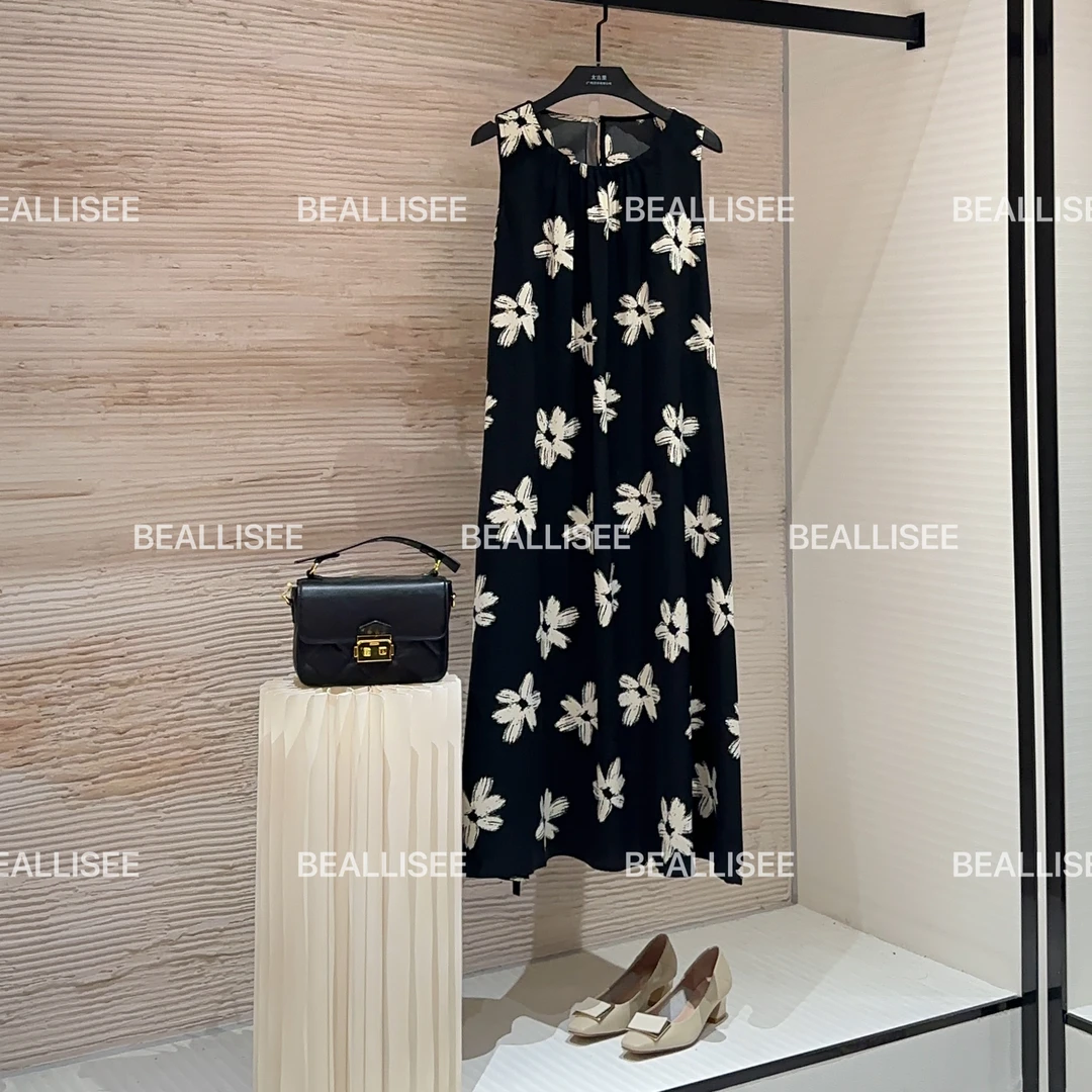 【宠粉价】夏季新款无袖显瘦国风时尚气质宽松连衣裙W-A913