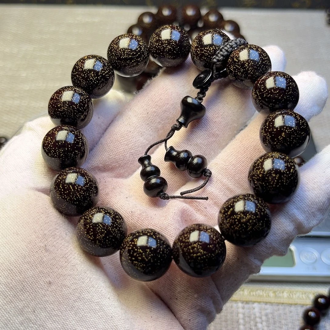 檀香紫檀（小叶紫檀）1.5 15颗爆星