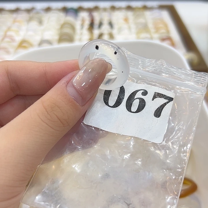 合金戒指玛瑙/玉髓67港15