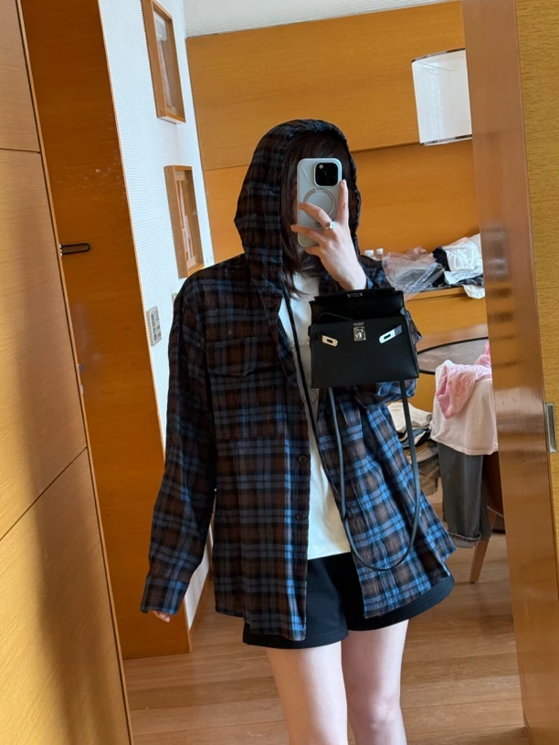 SEVENFUOO -CS【设计师款】格子衬衫