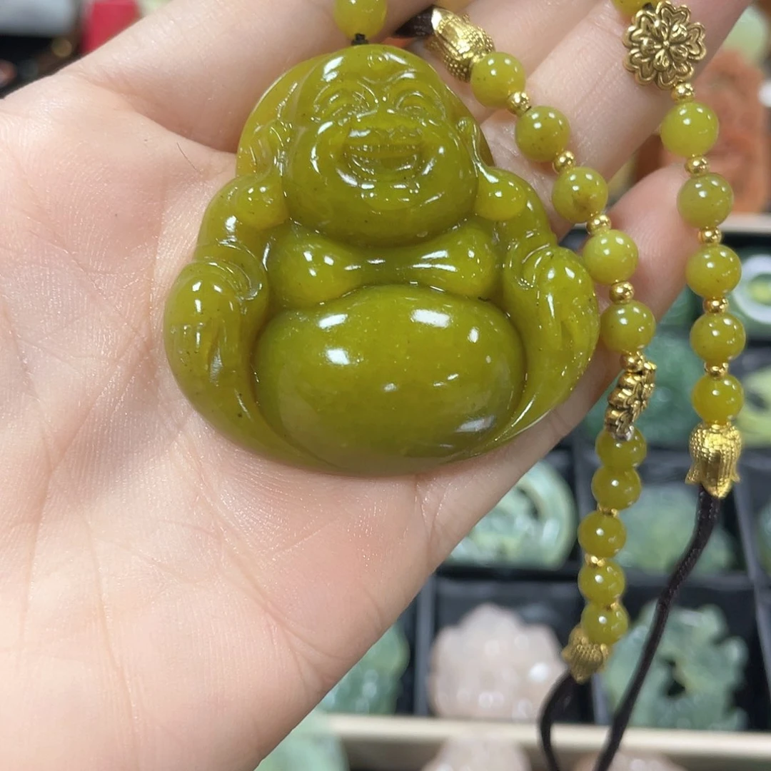 蛇纹石玉颈饰未镶嵌