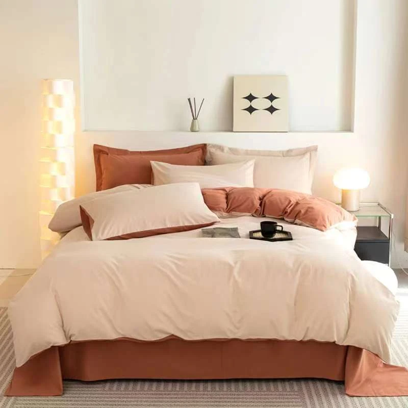 【精神妞清仓专属】彩象树60s纯棉磨毛双拼四件套