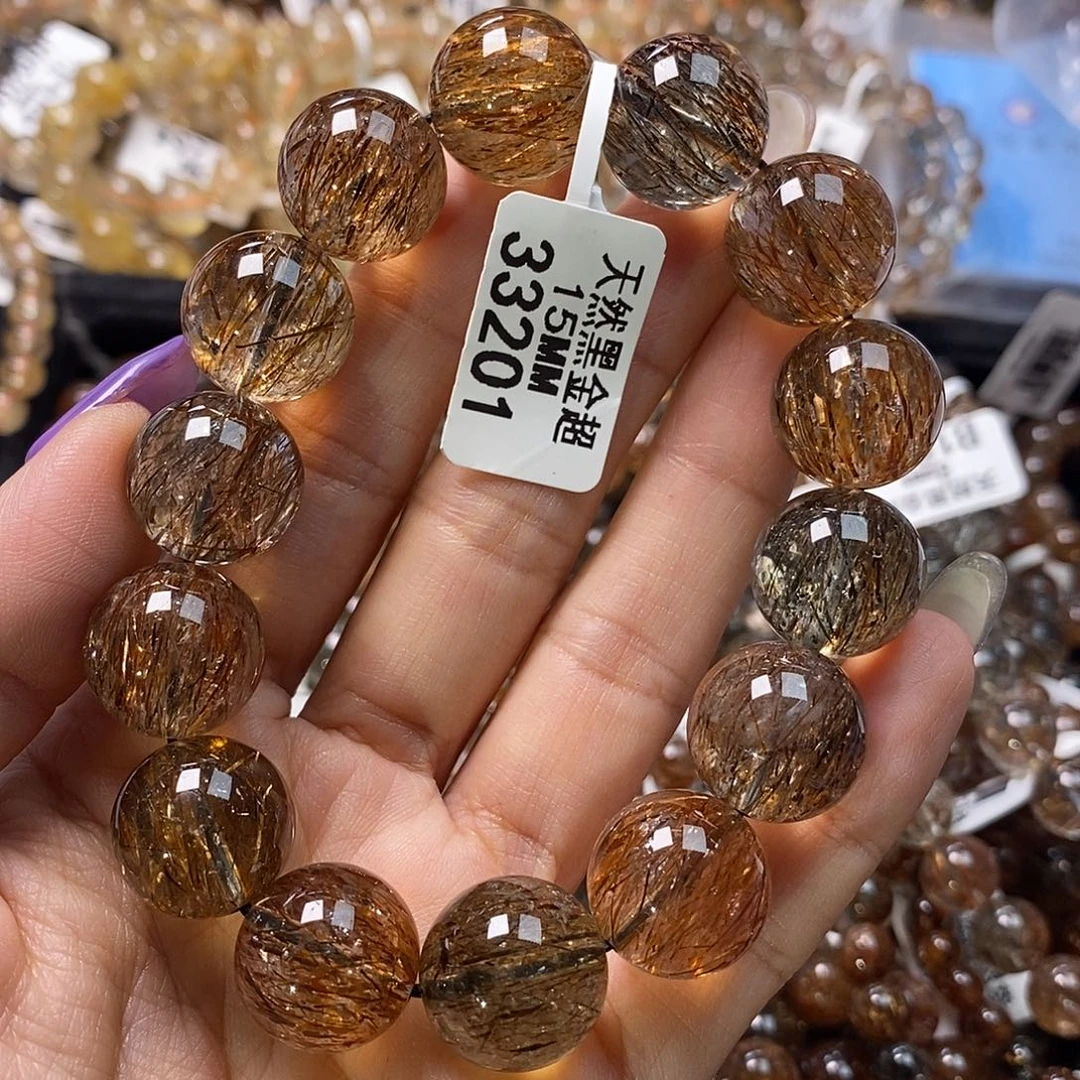 未镶嵌水晶手链水