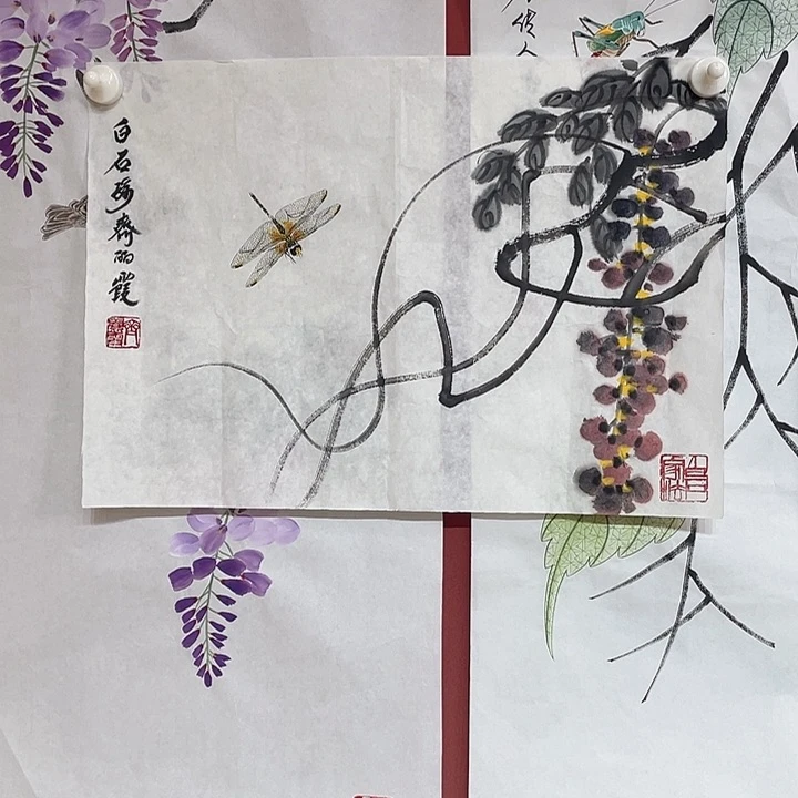 国画冯老师手绘作品