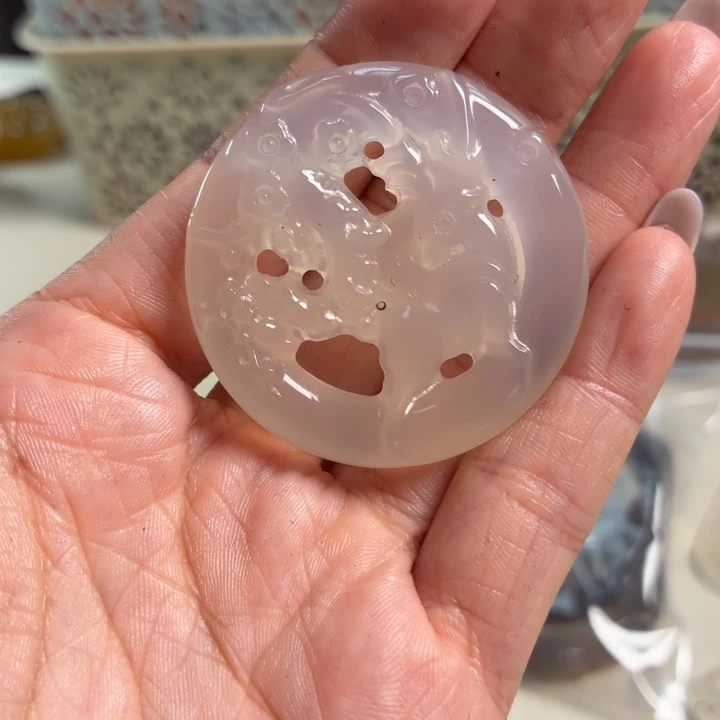 玛瑙/玉髓未镶嵌吊坠(不含链)