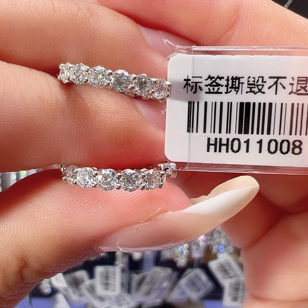 实验室培育钻石18K金镶嵌颈饰