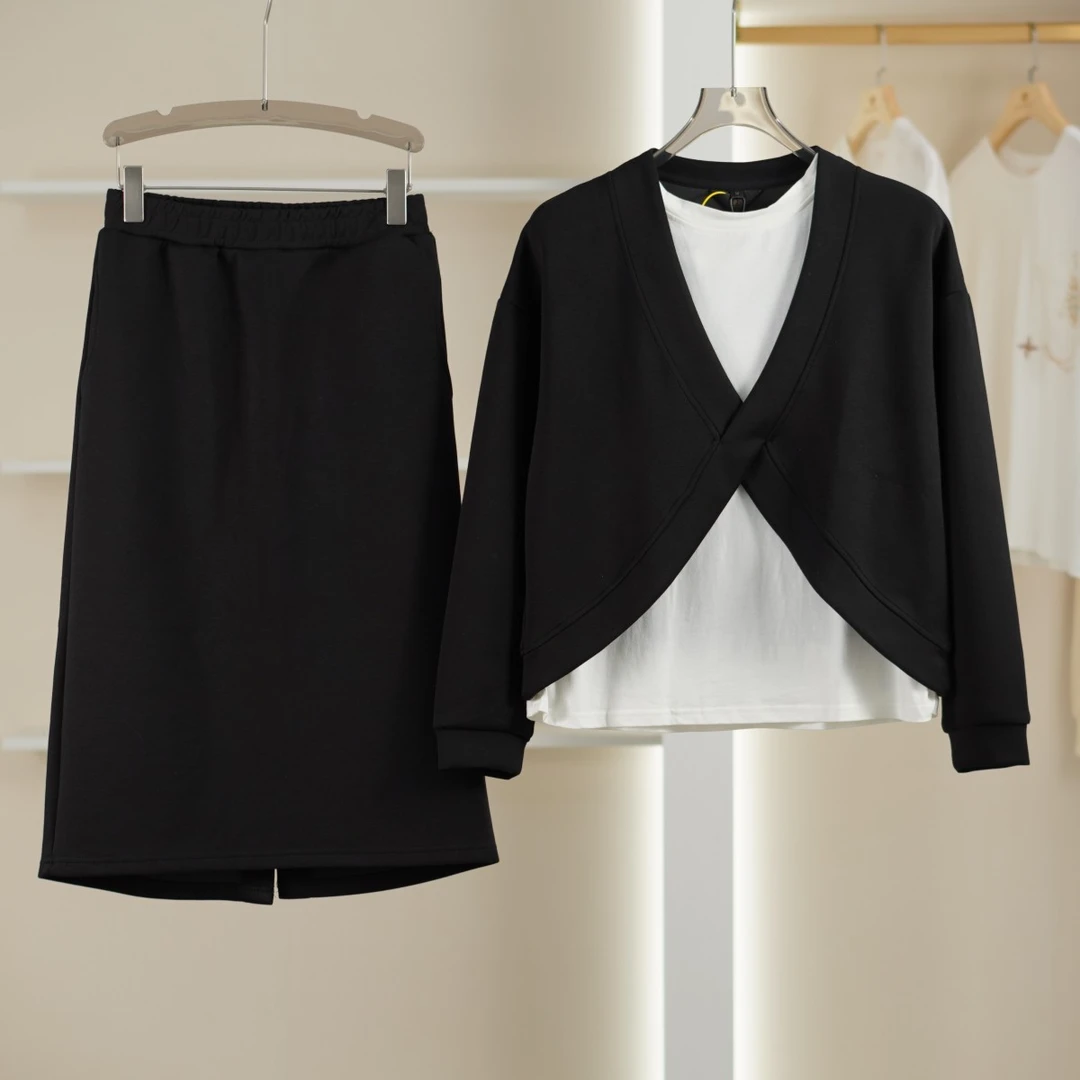 麦迪尚品【白LY】50407173上衣半裙套装春季女装商场同款 B2组