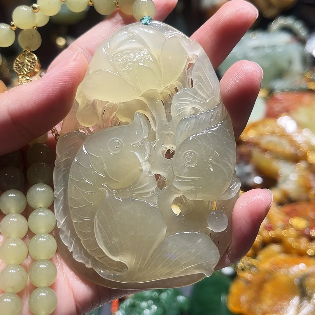 未镶嵌岫玉毛衣链