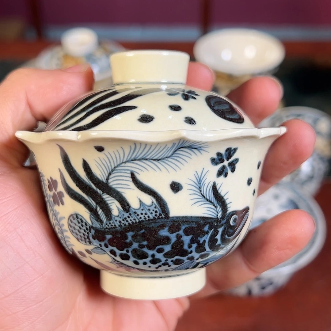 杯亿景德镇手工手绘陶瓷