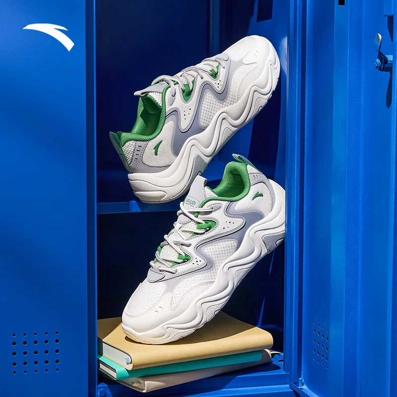 安踏后浪4丨休闲鞋男女款2025年夏季新款网面透气潮