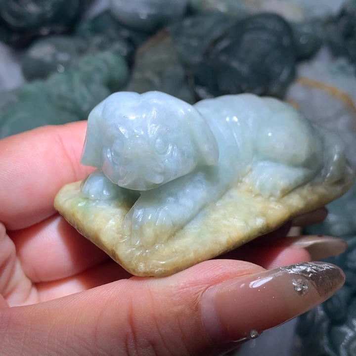 翡翠未镶嵌颈饰保真天然A货翡翠