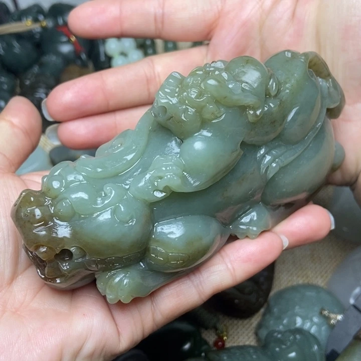 和田玉和田玉未镶嵌金*匙