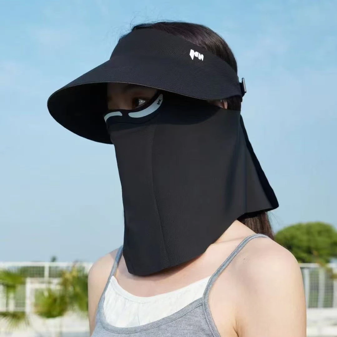 CZON·橙子家磁吸面罩全防护帽女蛋卷帽可拆遮阳太阳防晒帽面护帽