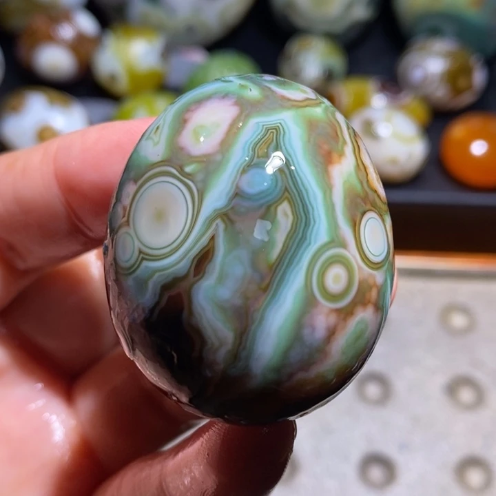 未镶嵌玛瑙/玉髓珠宝半成品25