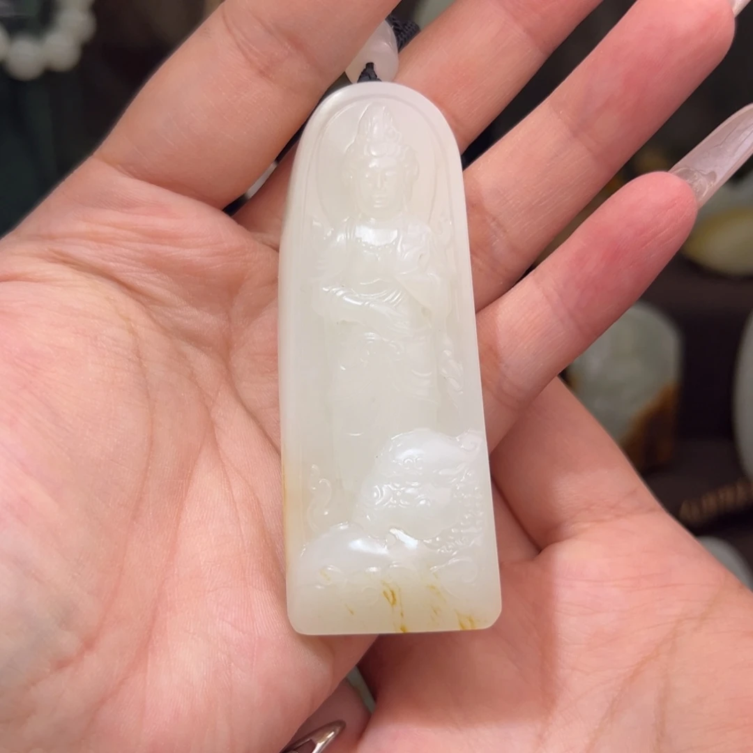 静***澜未镶嵌和田玉挂件