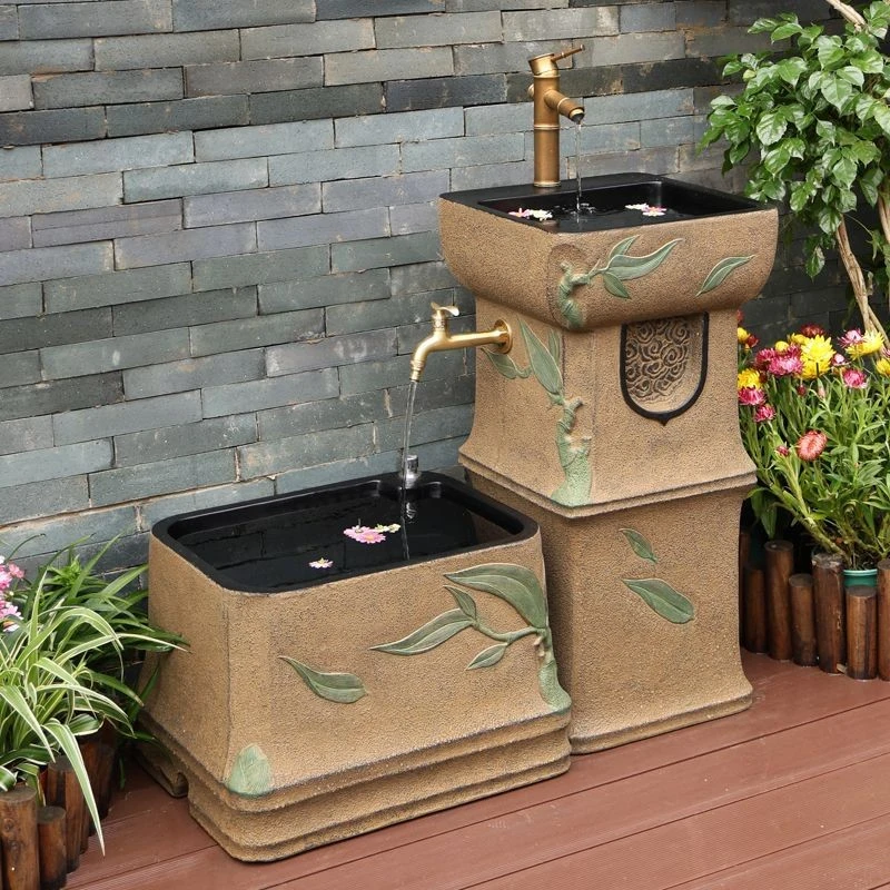 庭院洗手盆一体式室外拖把池水槽阳台洗手池户外墩布池水池台盆