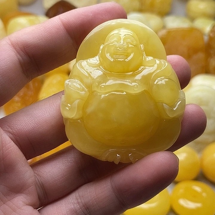 琥珀颈饰未镶嵌琥珀蜜蜡吊坠