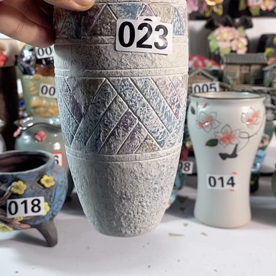 红陶多肉植物花盆