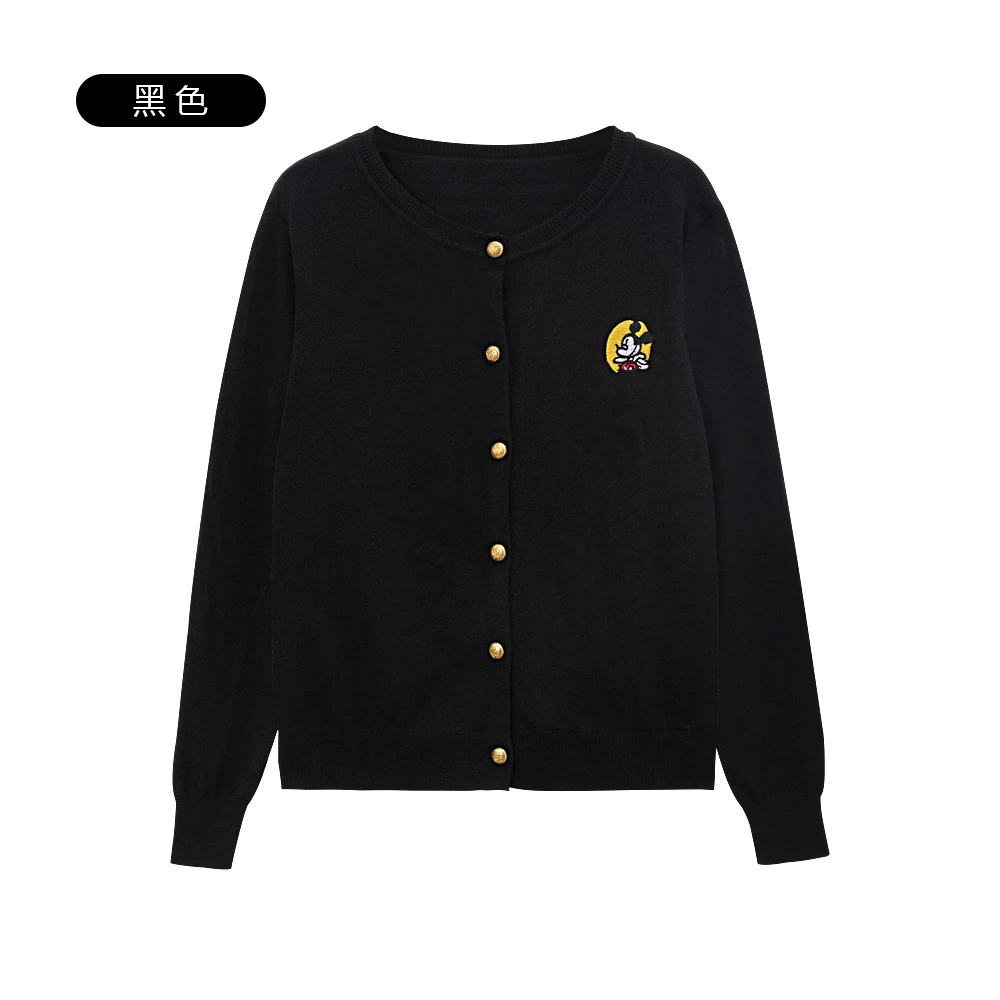 【金哥】 70017:早秋新款2024卡通米奇刺绣圆领洋气针织开衫ZS