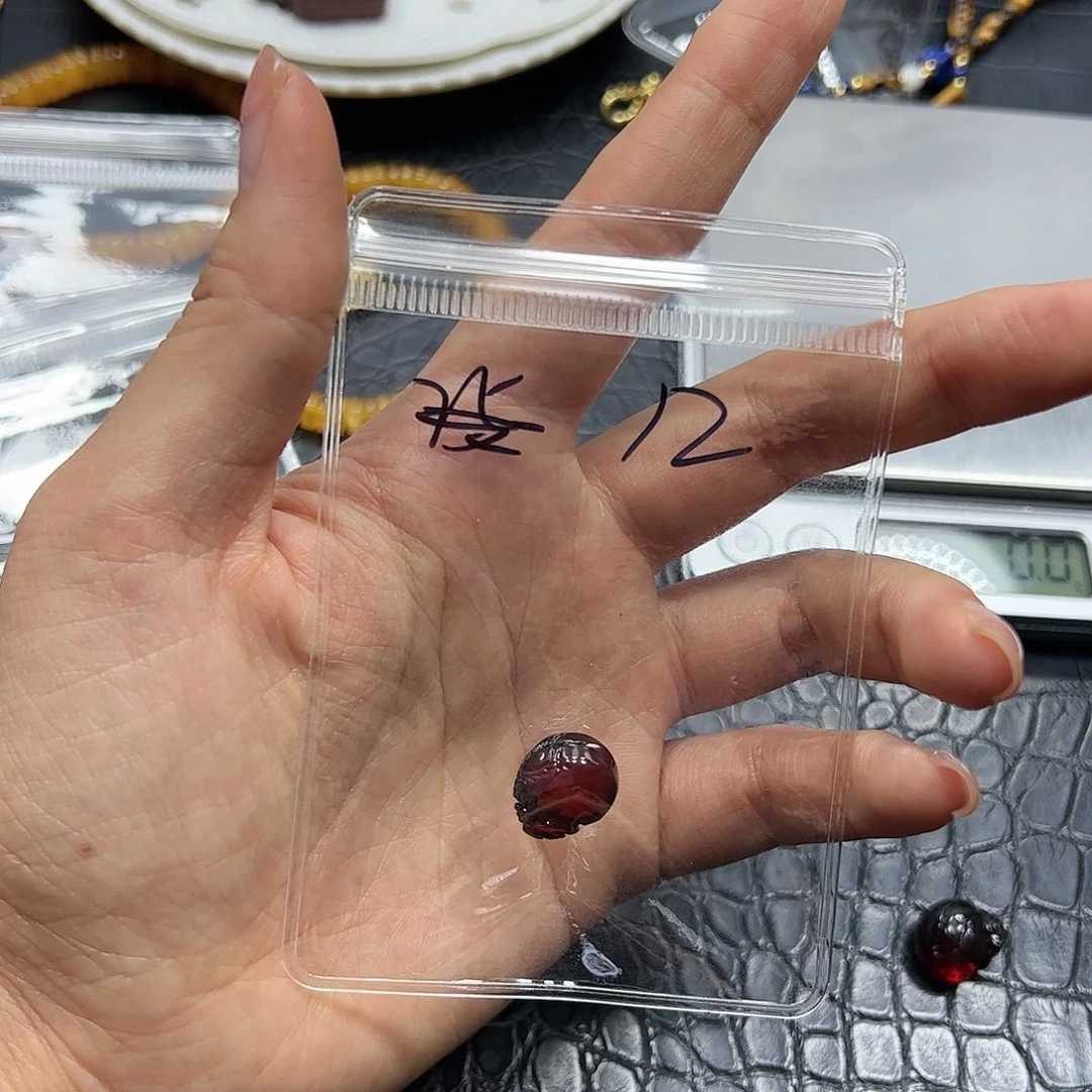 银S925镶嵌手链烟晶S****林血珀钱袋子