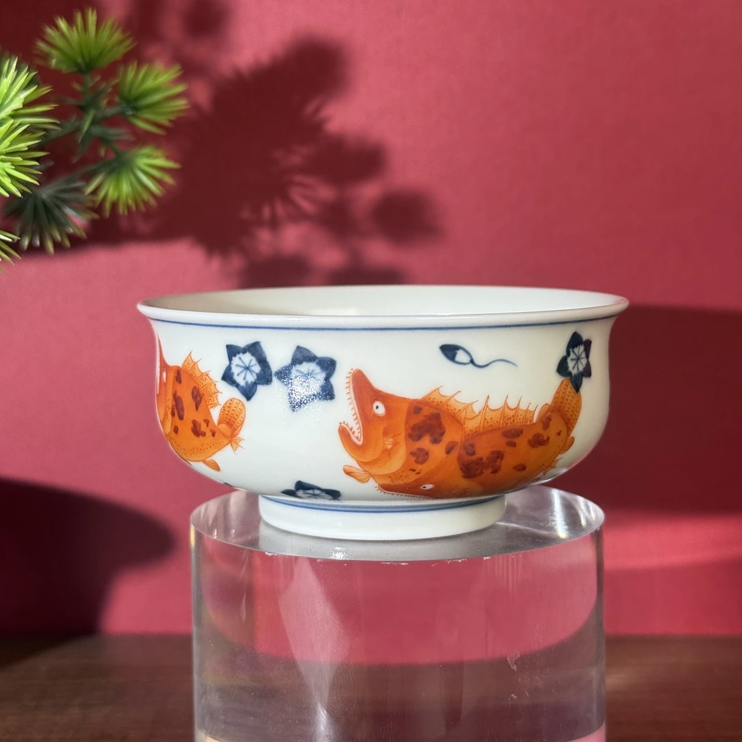 雨溪 矾红鳜鱼主人杯 00043