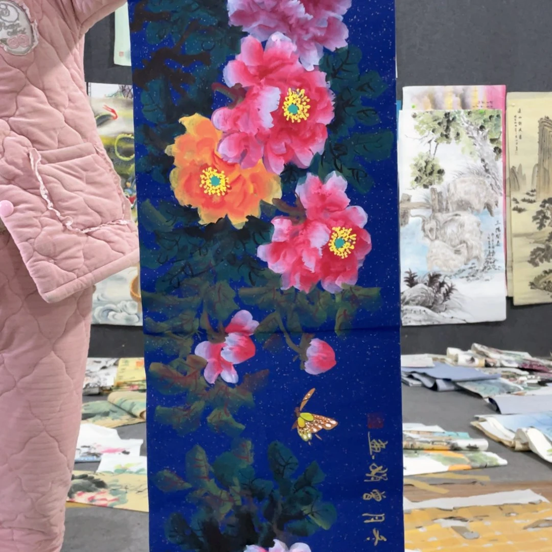 国画国画作品画心一张