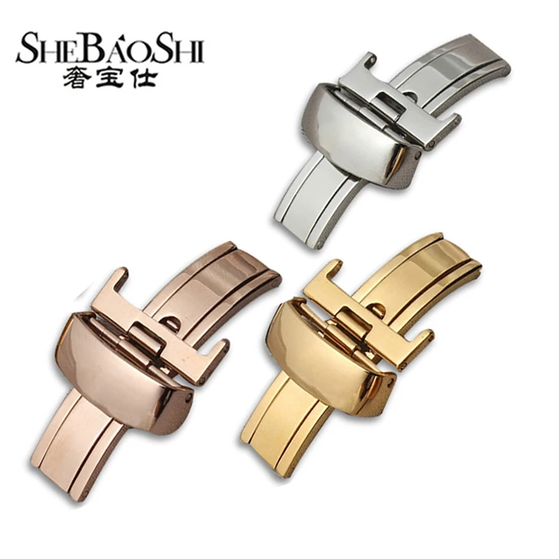 奢宝仕代用天梭表扣1853力洛克海星卡森恒意俊雅T065皮带扣蝴蝶扣