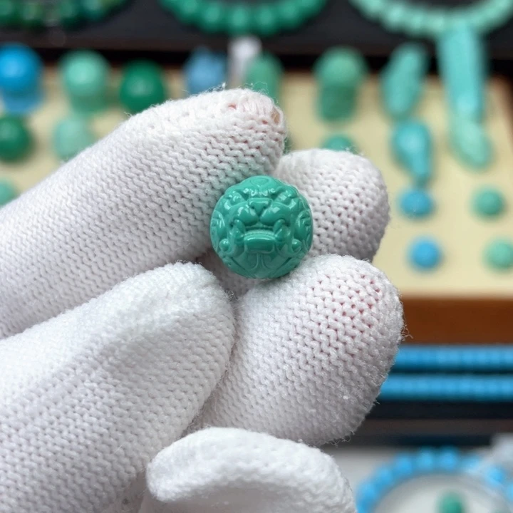 高瓷11mm貔貅圆珠