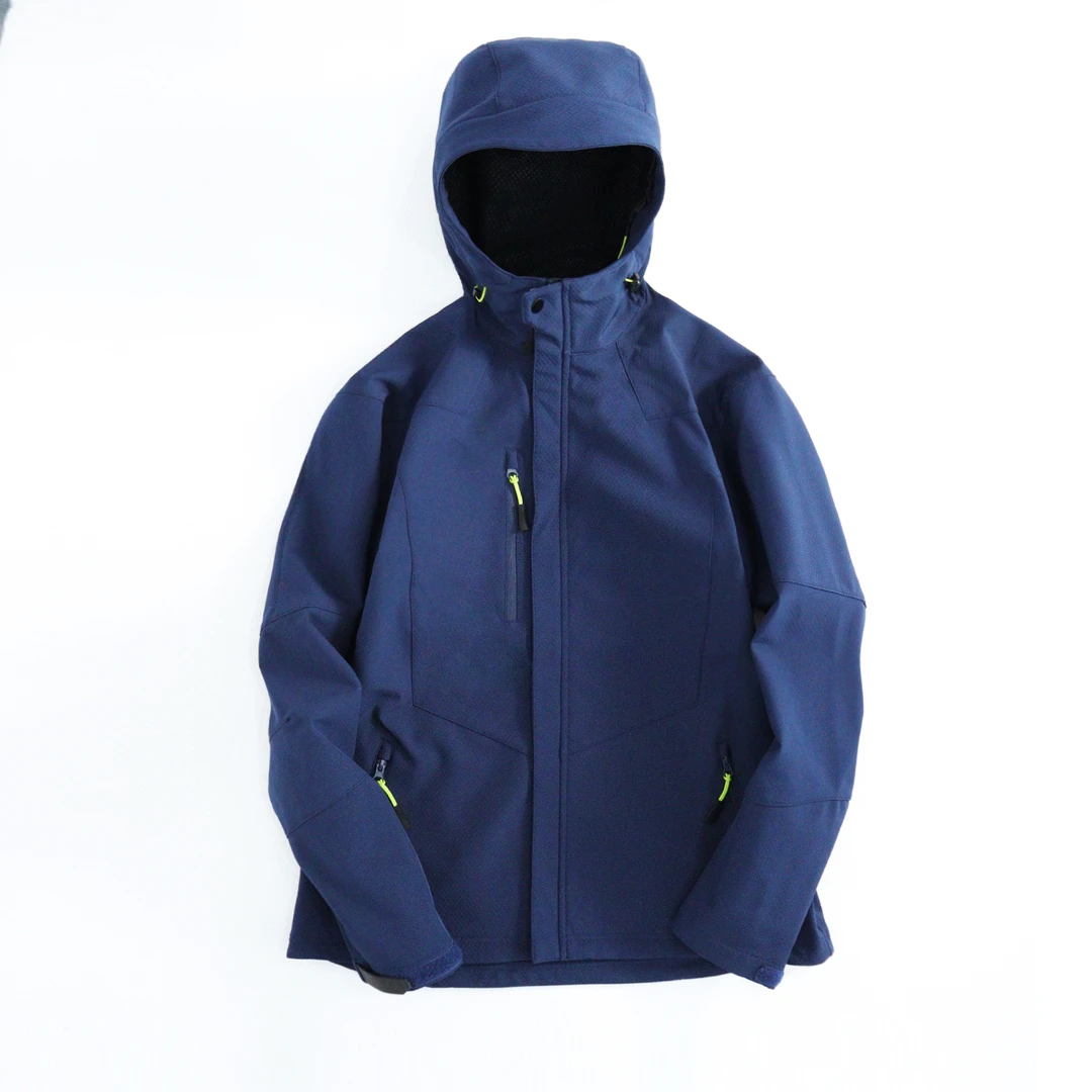 春秋季薄款情侣款户外冲锋夹克外套登山服运动冲锋衣531