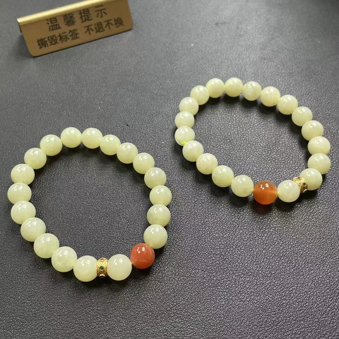 【胖】和田玉手串多样性发其一@k