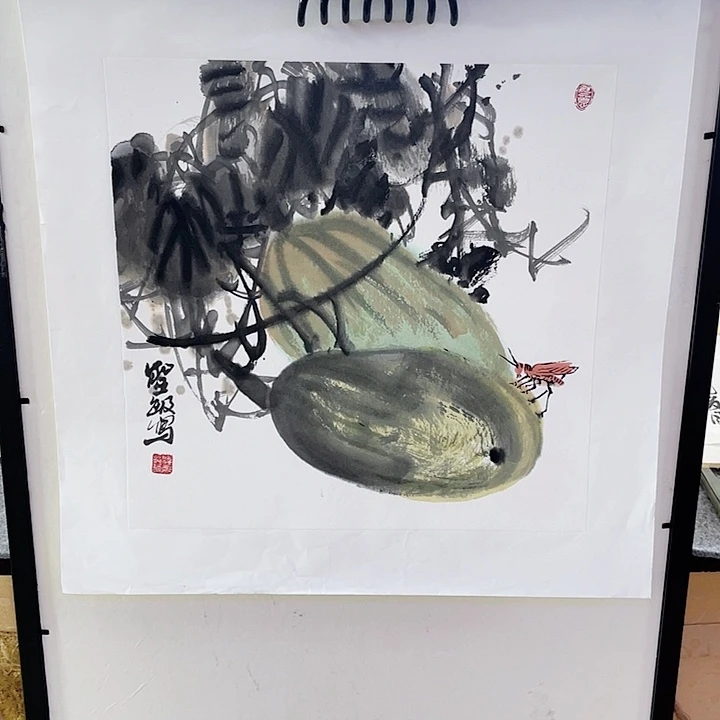国画张圣敏先生纯手绘作品