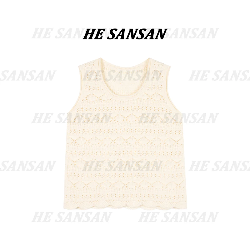 【SANSAN】气质极简百搭无袖减龄时尚休闲马甲DY-10025
