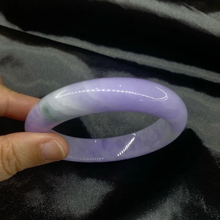 7姐专场/翡翠 浓紫手镯59.6mm dj0706fc00863