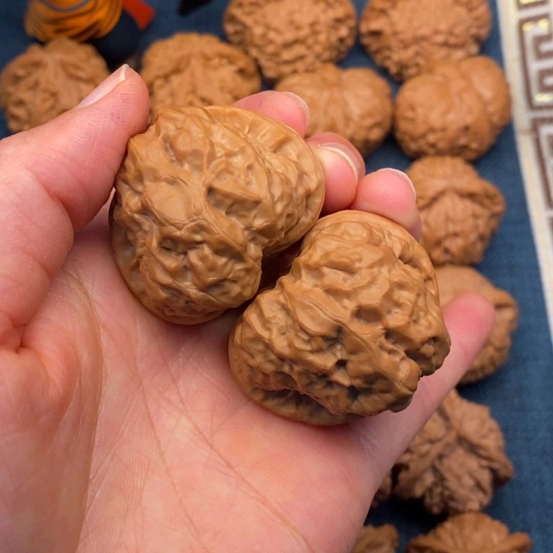 夜***茶文玩核桃把件40肌肉蛙