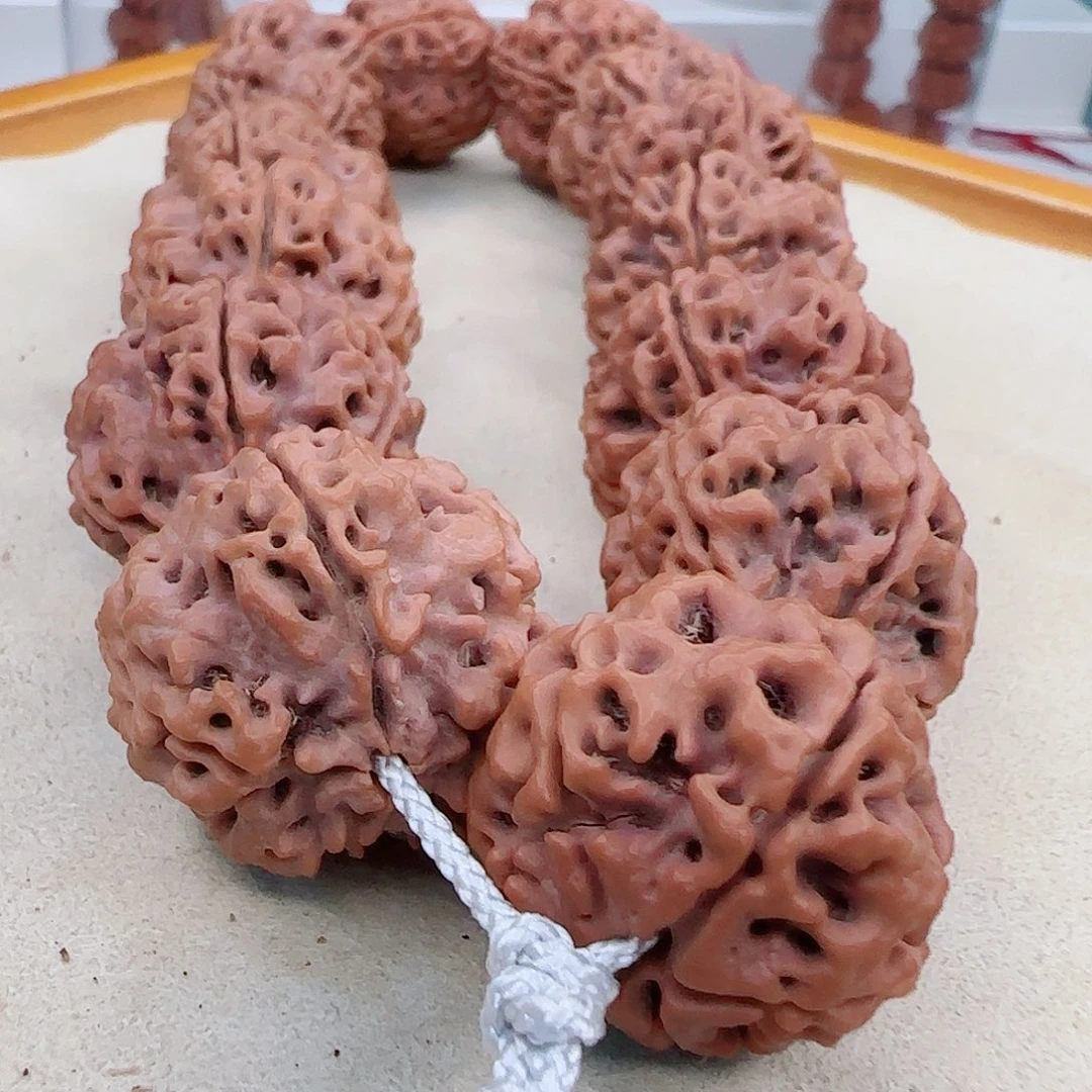 金刚菩提吊坠27+收藏级老籽深坑大粗筋