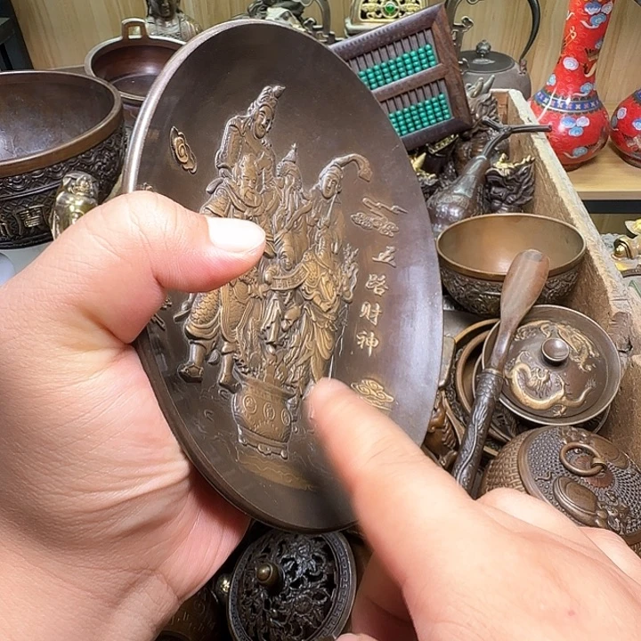 铜器办公室茶室摆件