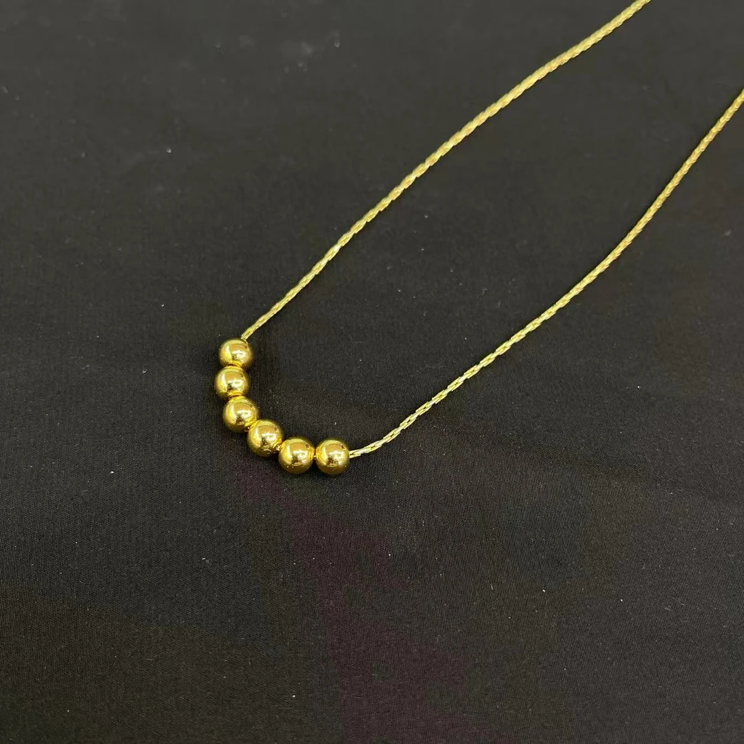 【七七专属】精美百搭合金珠项链DZ64601