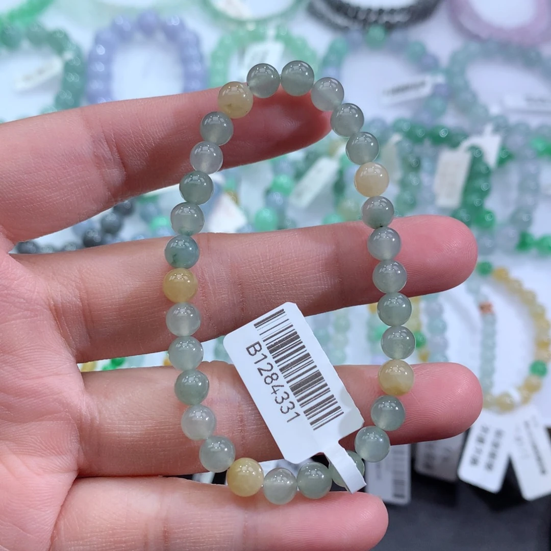 翡翠手链未镶嵌天然