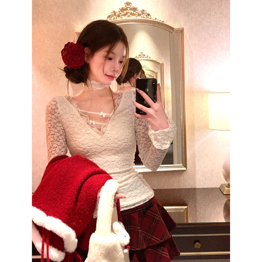 THETURE原创柔光玉兔内搭