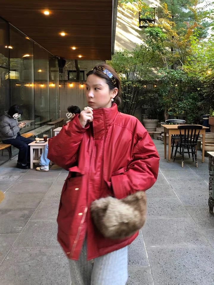 WXLSTUDIO  丹麦雪境 黄金分割高蓬松90白鸭绒立领羽绒服