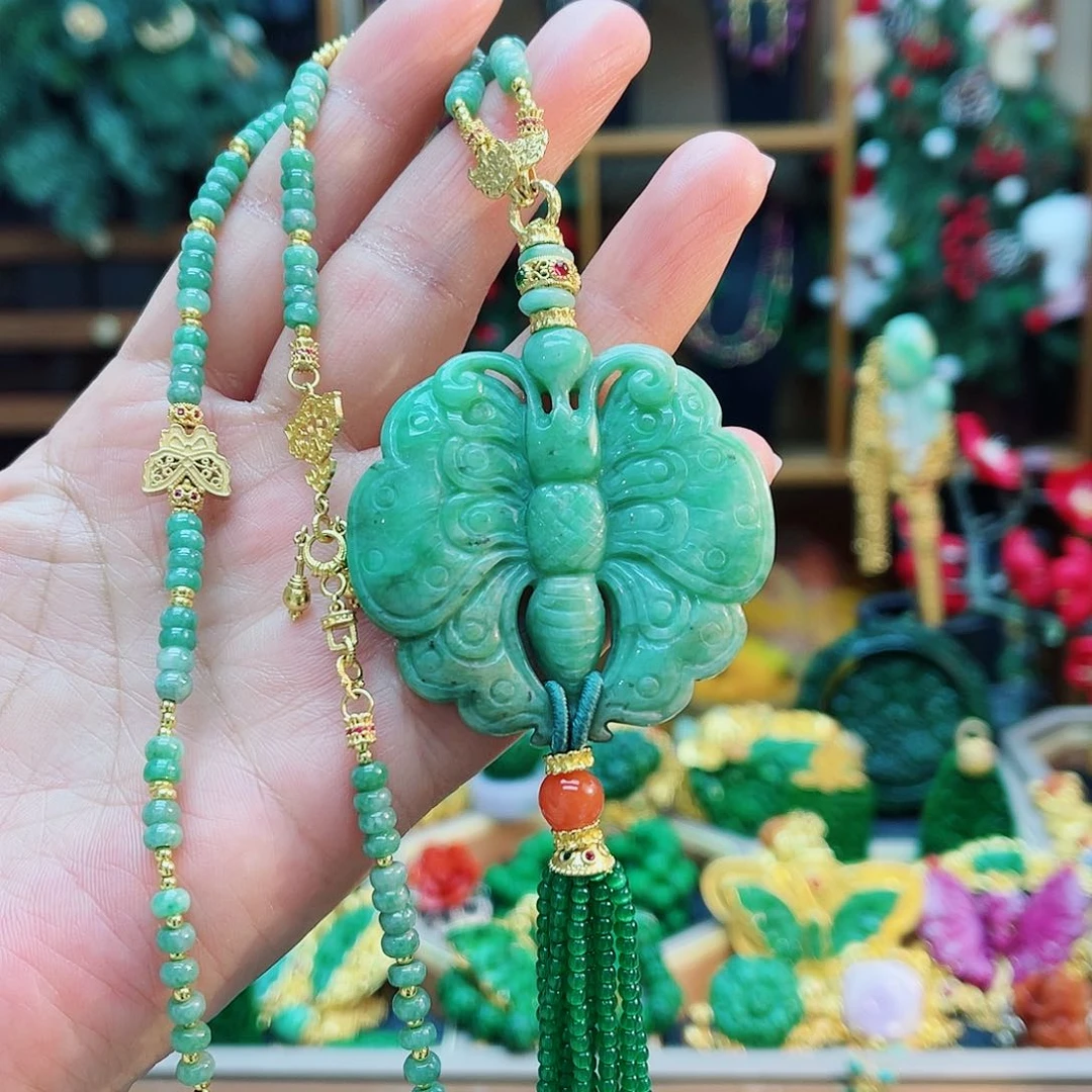 颈饰合金翡翠48小时鉴赏期