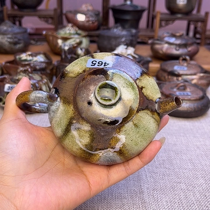 裸柴烧陶瓷手工茶器