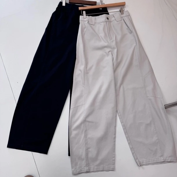 水淼26春新款2235-经典牛仔香蕉裤