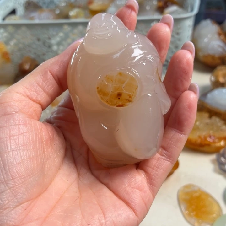 玛瑙/玉髓未镶嵌吊坠(不含链)