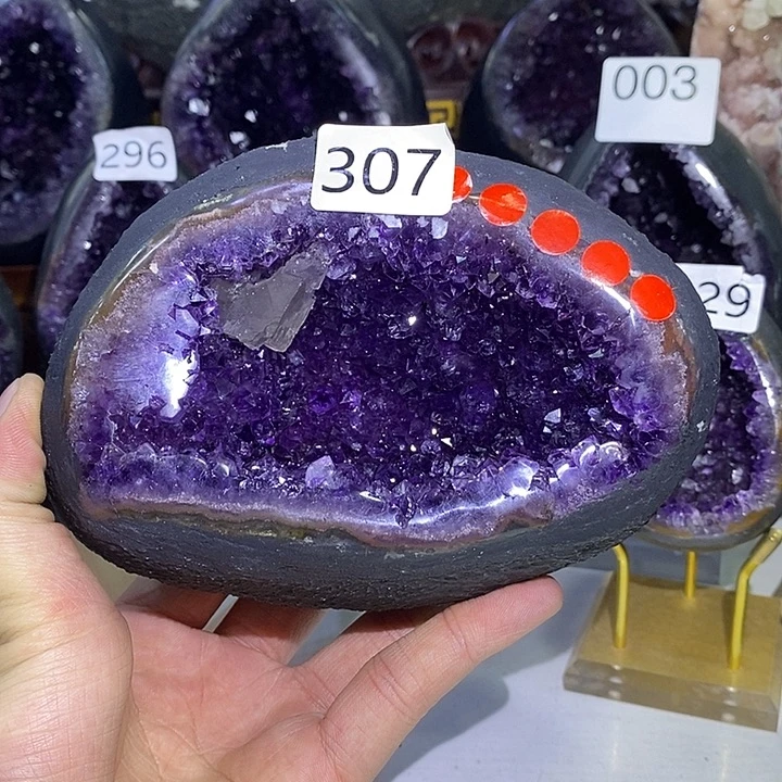 珠宝半成品未镶嵌紫晶307