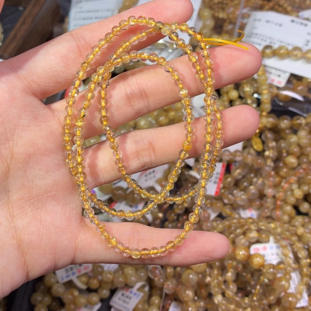 发晶手链未镶嵌卡3.5