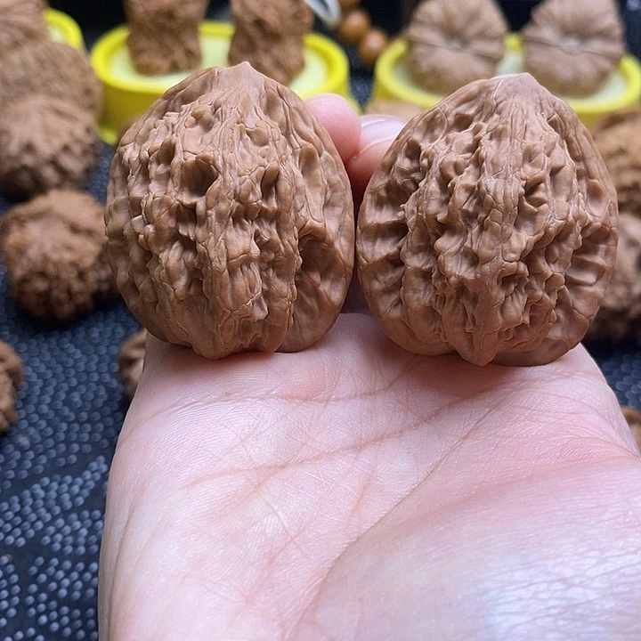 吊坠文玩核桃麦穗虎头39